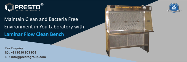Maintain Clean And Bacteria Free Environment In You Laboratory With Laminar Flow Clean Bench